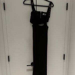 Tiger Mist One Shoulder Black Dress
